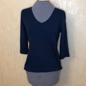 St John’s Bay dark teal three qtr length tee